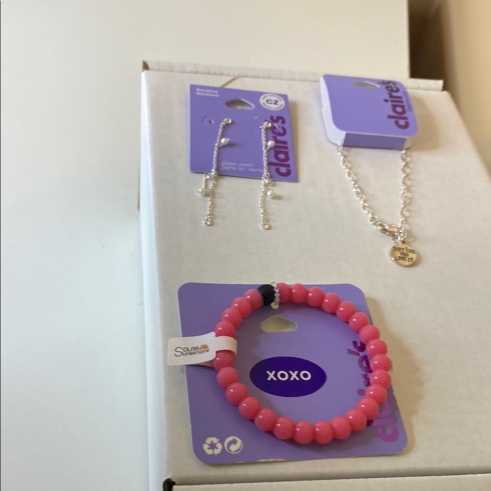 Claire's Pink Jewelry Set